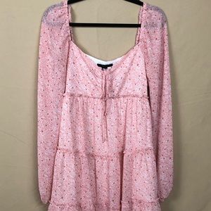 FLORAL PRINT BABY DOLL DRESS